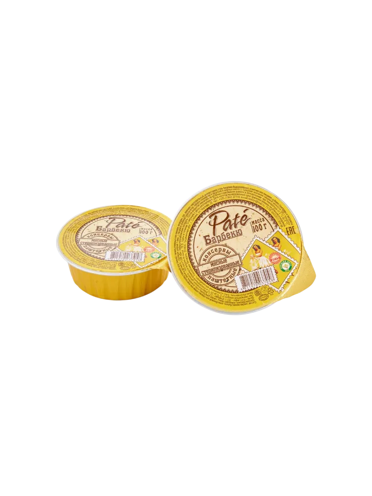 Слон паштеты мясные Pate Барбекю 100г