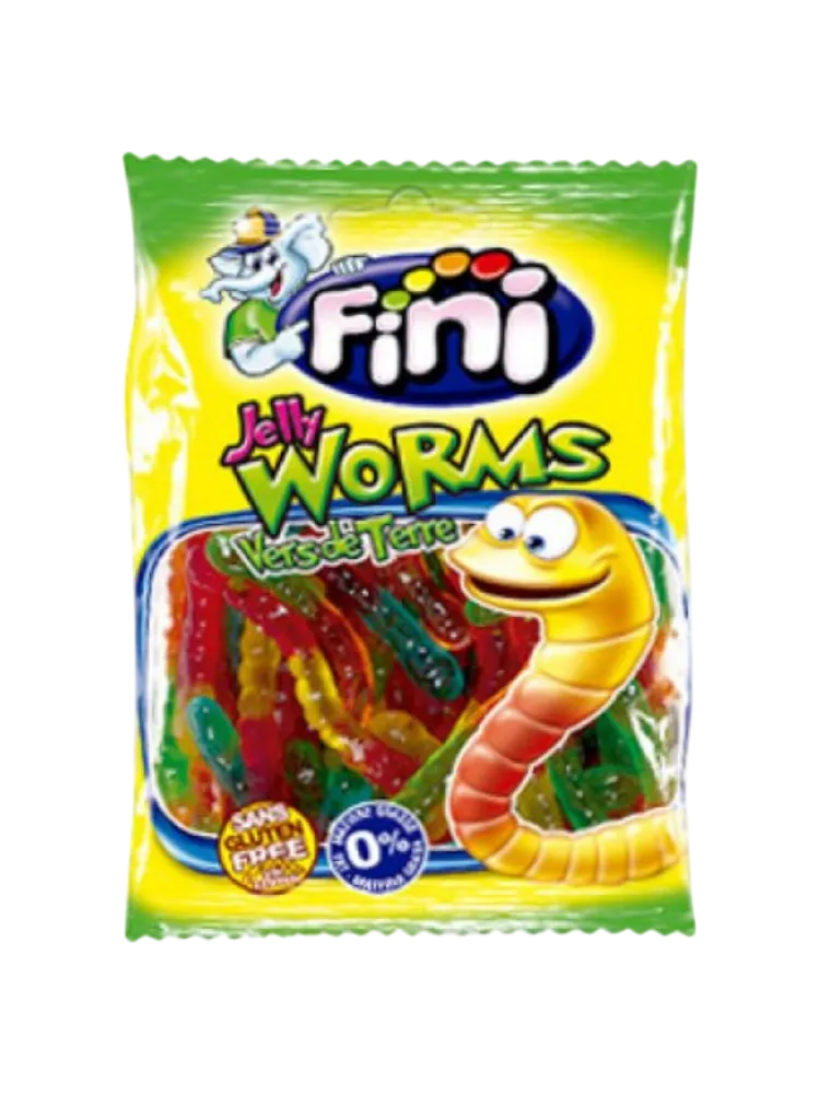 Жевательный мармелад "Червячки чистые" 90г. Worms FINI 