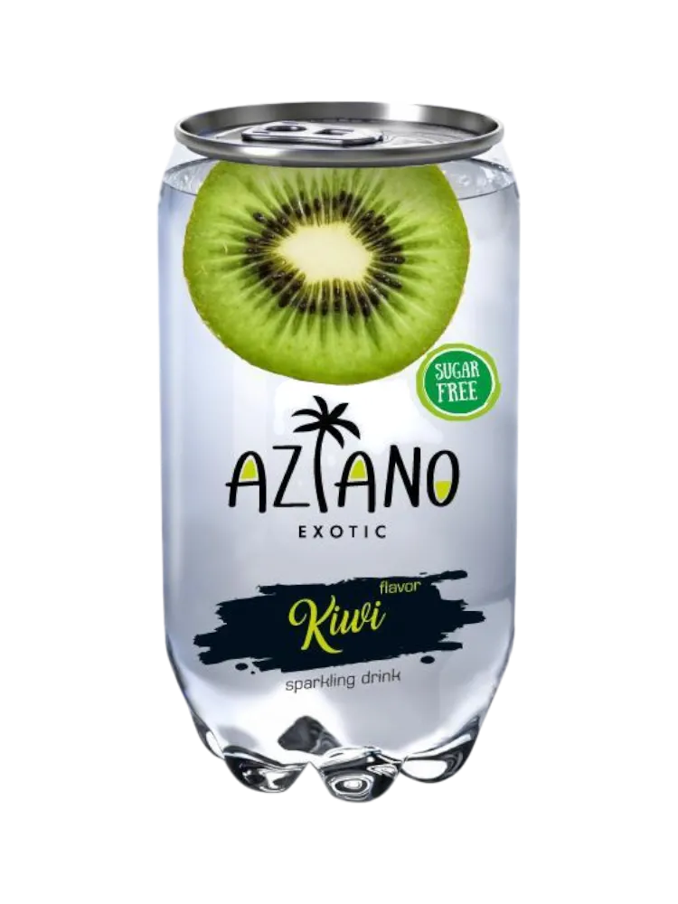 AZIANO Kiwi Киви 350 ml. Прозрачная Банка