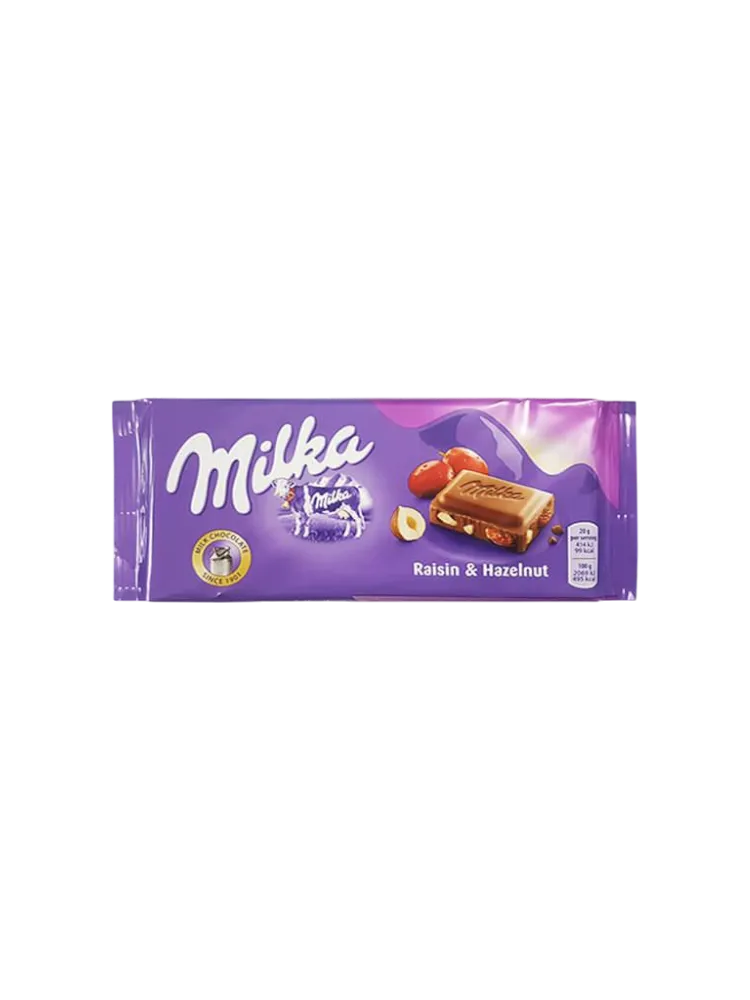 Milka Raisins and Hazelnuts 100 г. 