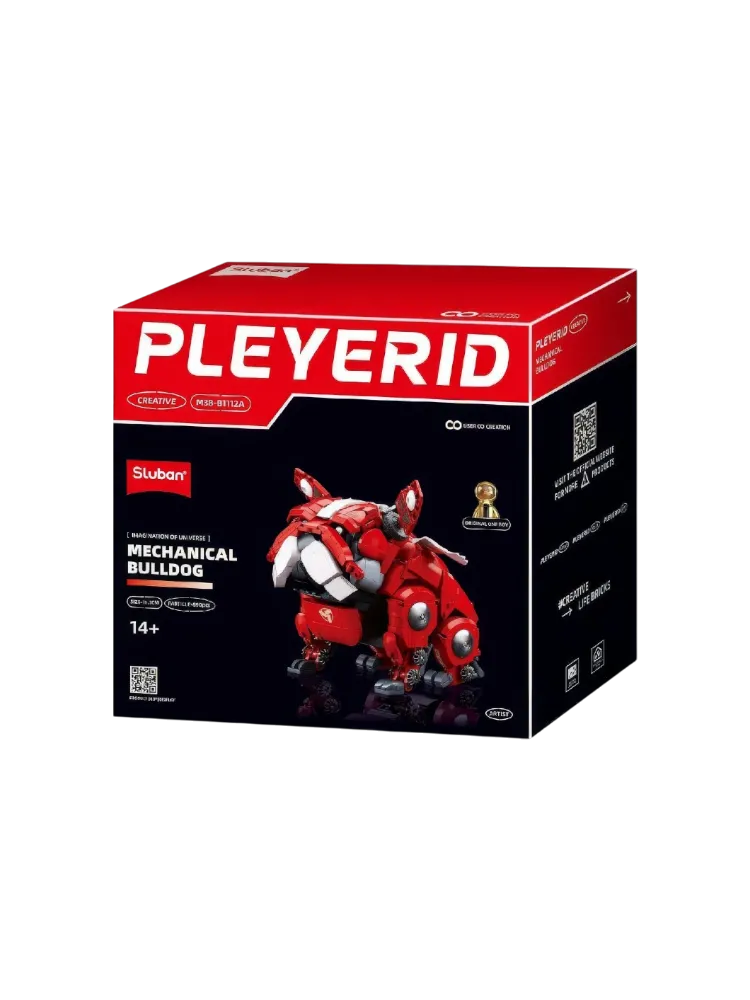 Конструктор SLUBAN Конструктор PLEYERID Механический бульдог, деталей 890 шт