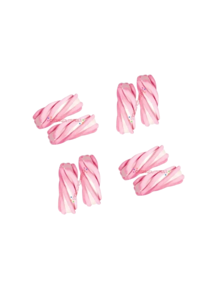 Суфле 3D спиралька бело розовое 0,86кг FINI