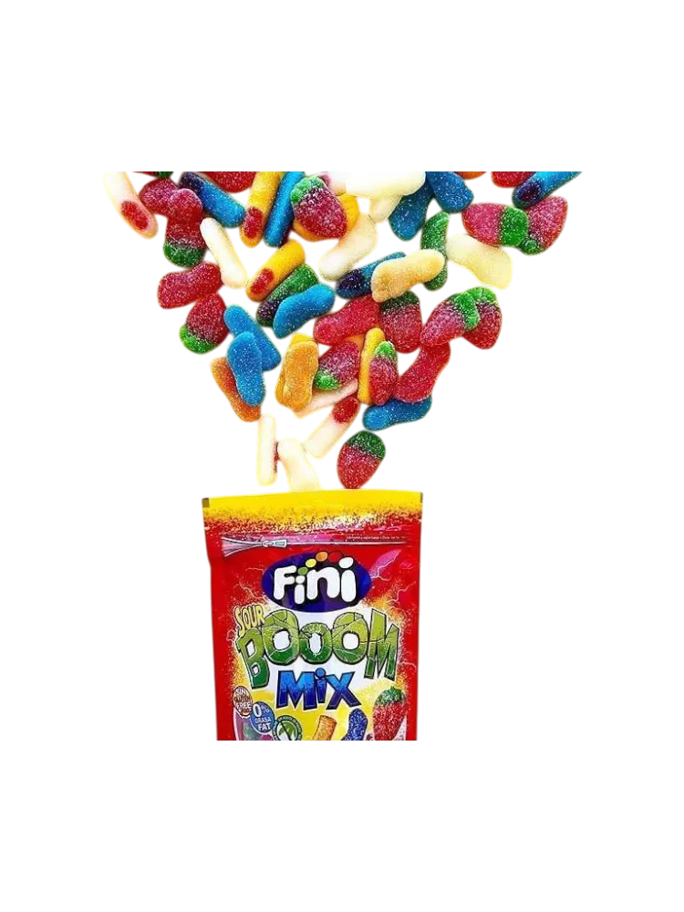 Жевательный мармелад Boom Mix 180 г. Zip-lock  Бум микс FINI 