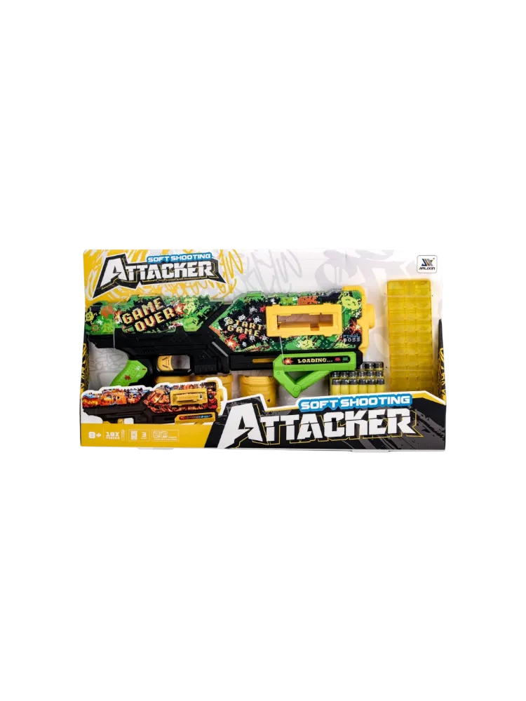 Наборы оружия Soft Shooting Attacker 0041895,  18 шт