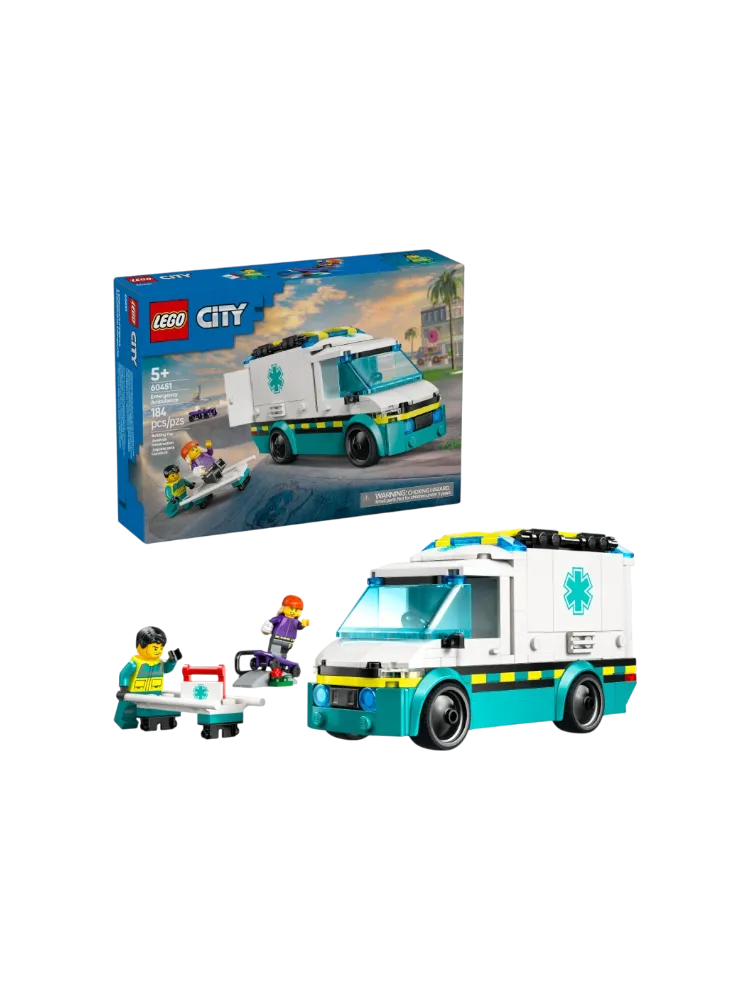 Конструктор LEGO &nbsp;Машина скорой помощи&nbsp;, деталей 184 шт