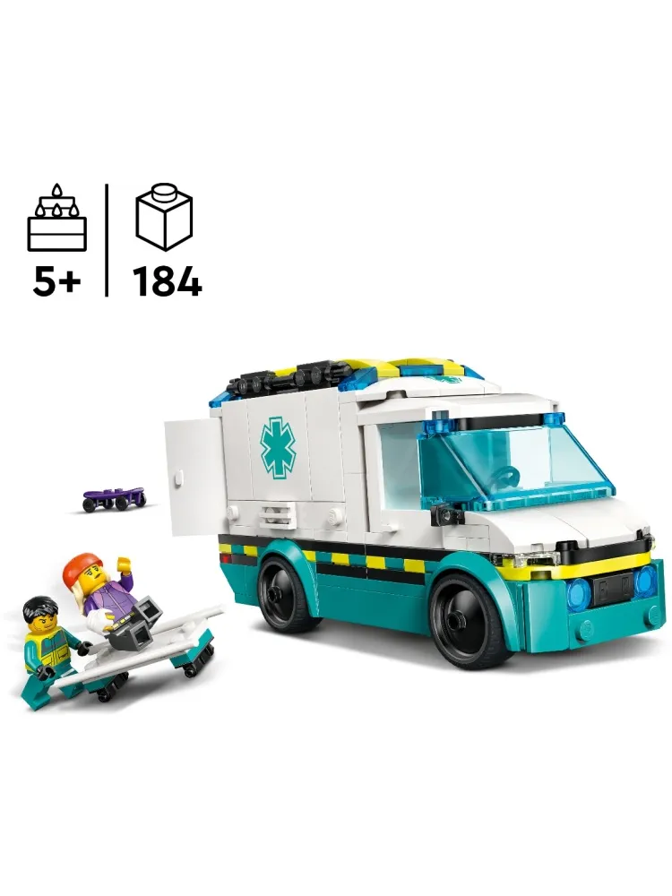 Конструктор LEGO &nbsp;Машина скорой помощи&nbsp;, деталей 184 шт - фото 2