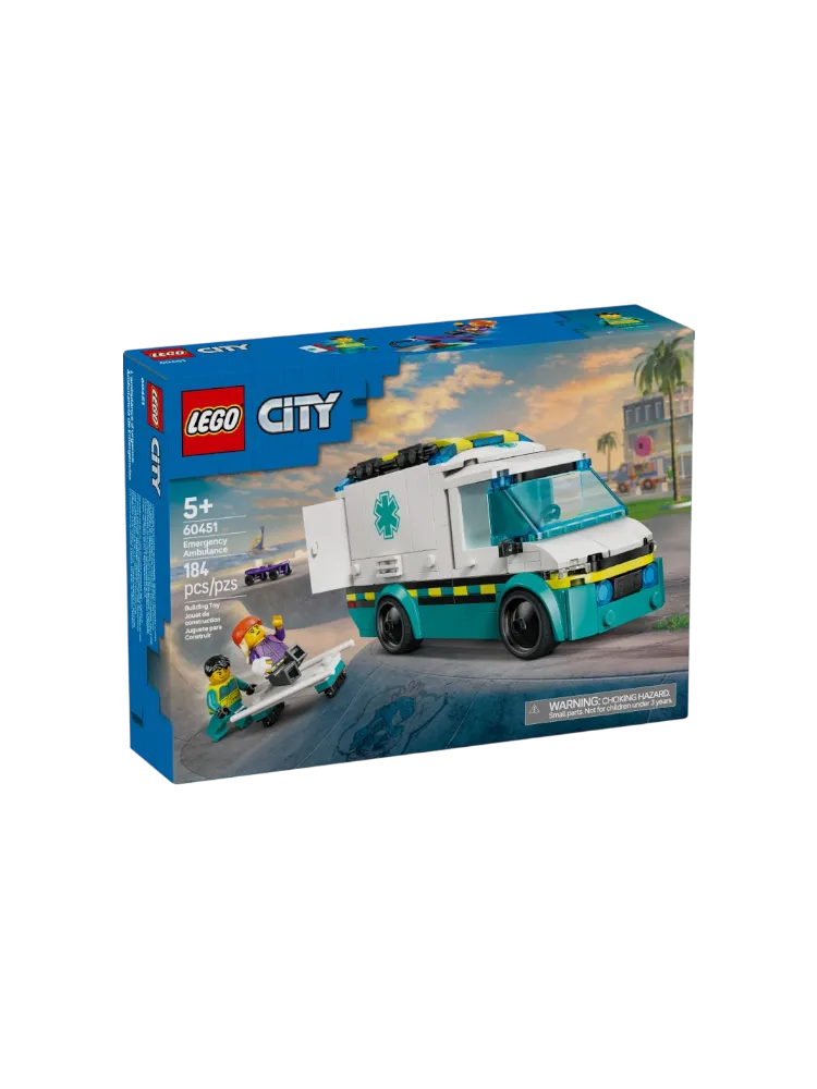 Конструктор LEGO &nbsp;Машина скорой помощи&nbsp;, деталей 184 шт - фото 3