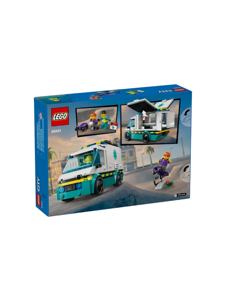 Конструктор LEGO &nbsp;Машина скорой помощи&nbsp;, деталей 184 шт - фото 4