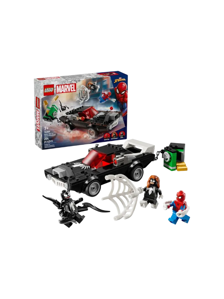 Конструктор LEGO Человек-Паук против автомобиля Венома, деталей 254 шт