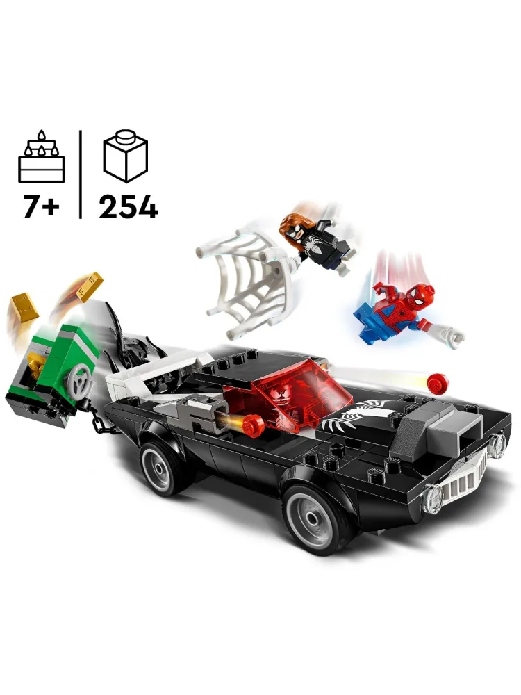 Конструктор LEGO Человек-Паук против автомобиля Венома, деталей 254 шт - фото 2