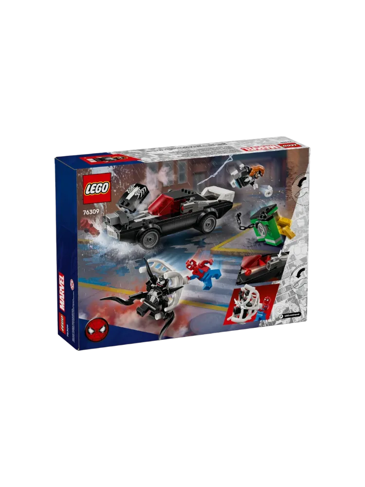 Конструктор LEGO Человек-Паук против автомобиля Венома, деталей 254 шт - фото 4