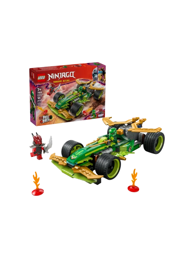 Конструктор LEGO Ниндзяго Инерционный гоночный автомобиль Ллойда, деталей 181 шт