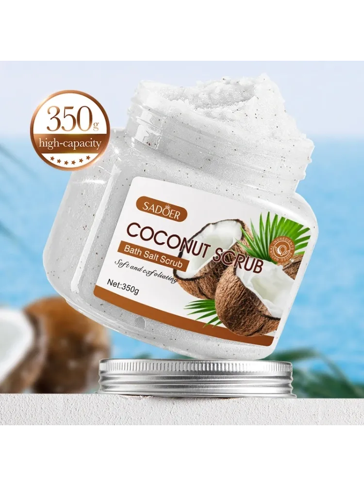 SADOER скраб Coconut для рук, для ног, для тела 350 г - фото 6