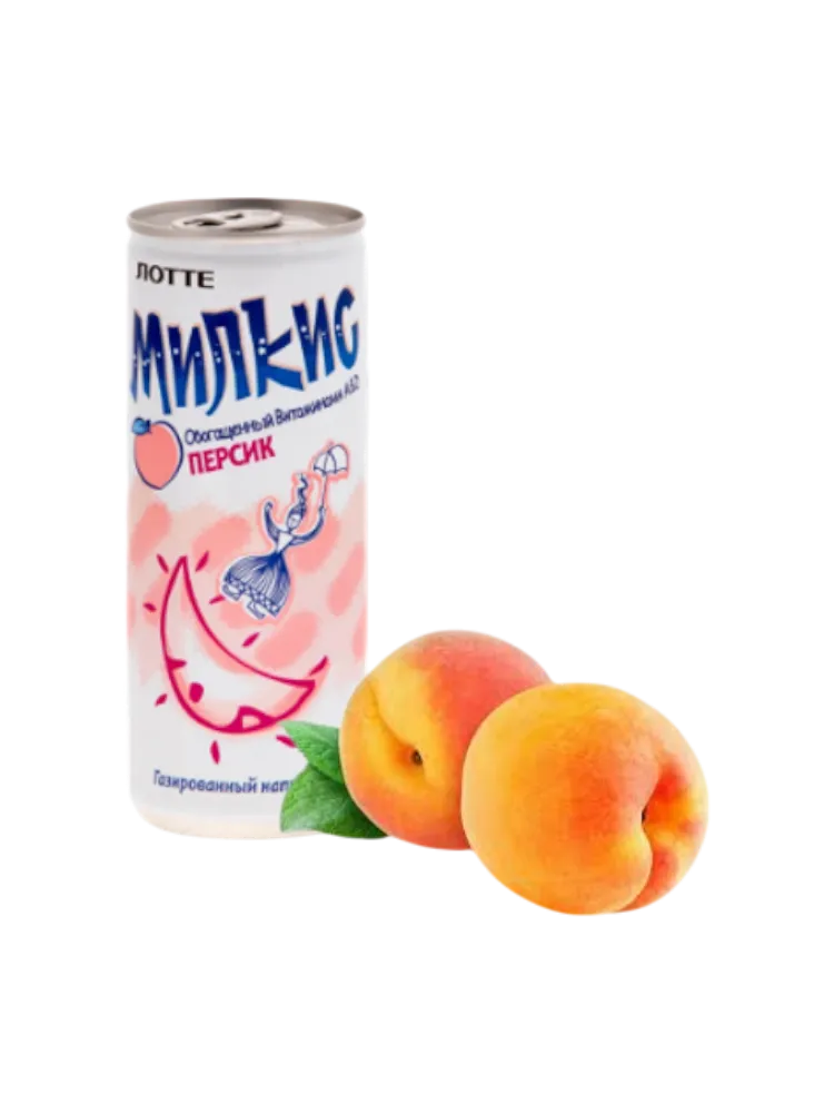 Напиток MILKIS со вкусом ПЕРСИКА 250 мл. 
