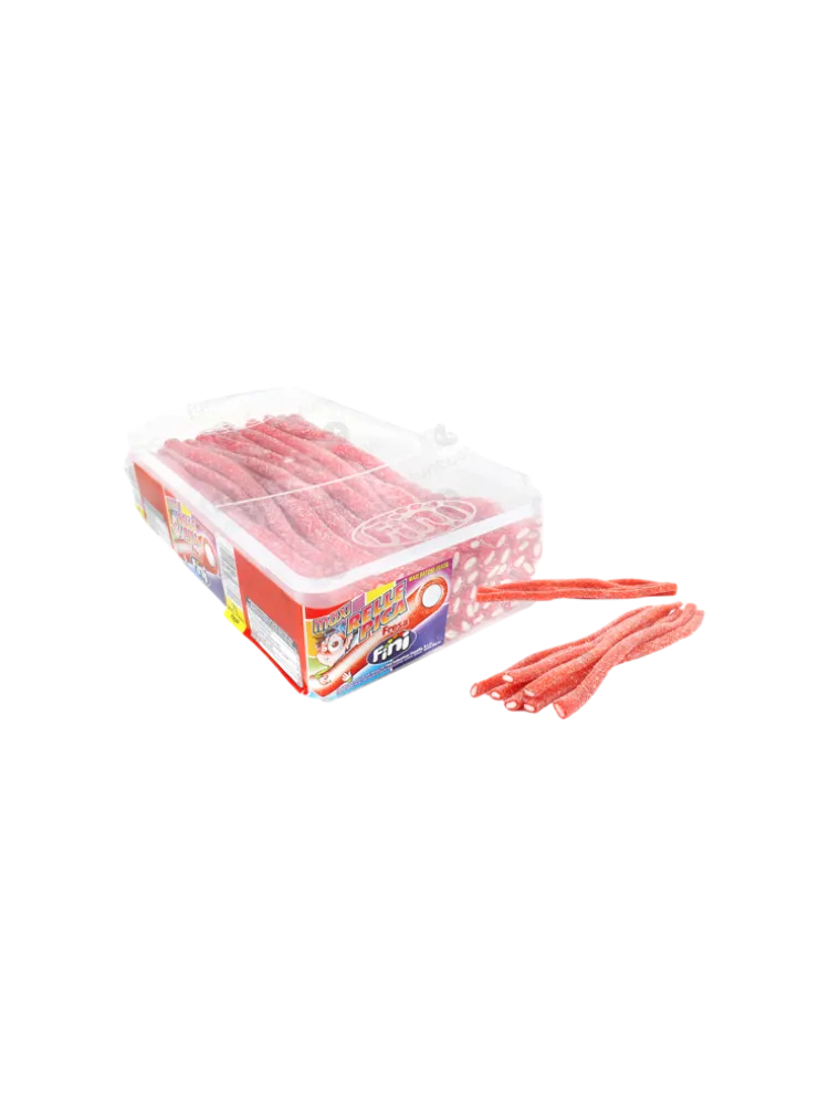 Жевательный мармелад Палочки клубничные короткие (красные) Кислые 1,75кг FINI