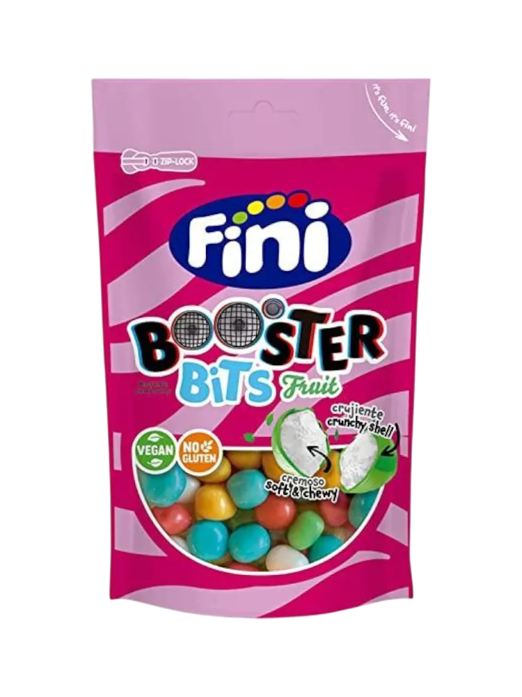 Жевательный мармелад Бустер Booster Bits Fruits 165г. Zip-lock  FINI 