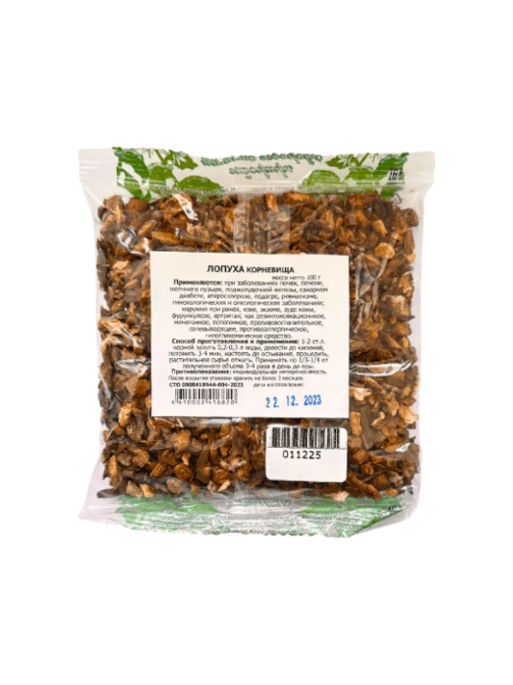 Лопуха большого корни, 100 гр, п/п