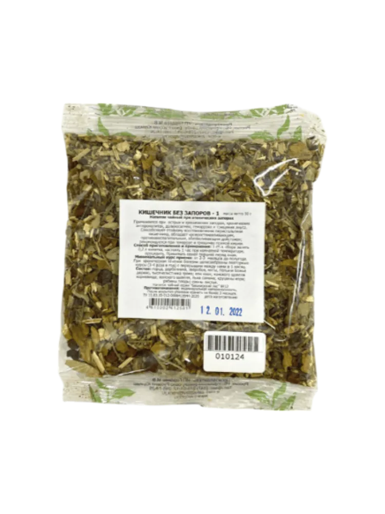 Кишечник без запоров - 1 (при атонических запорах) н/ч, 100 г, п/п