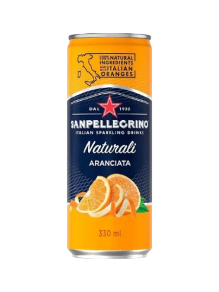 Газированный напиток San Pellegrino Aranciata 330мл 