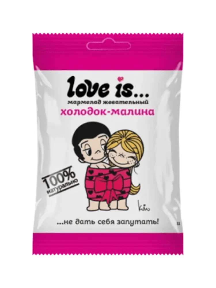 Мармелад Love Is "ЖуйМиксик", холодок-малина 25гр
