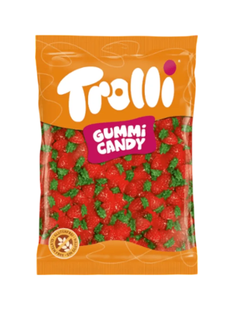 Жевательный мармелад КЛУБНИКА 1 кг Trolli 