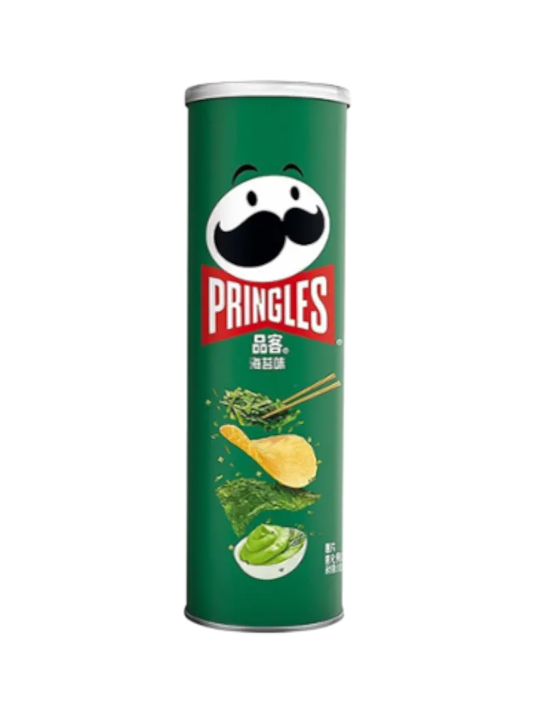 Чипсы PRINGLES со вкусом ВАСАБИ и НОРИ  110 гр 