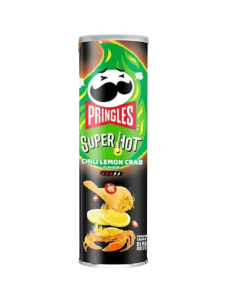 Чипсы PRINGLES со вкусом Краба в Остром Лимонном соусе 110 гр 