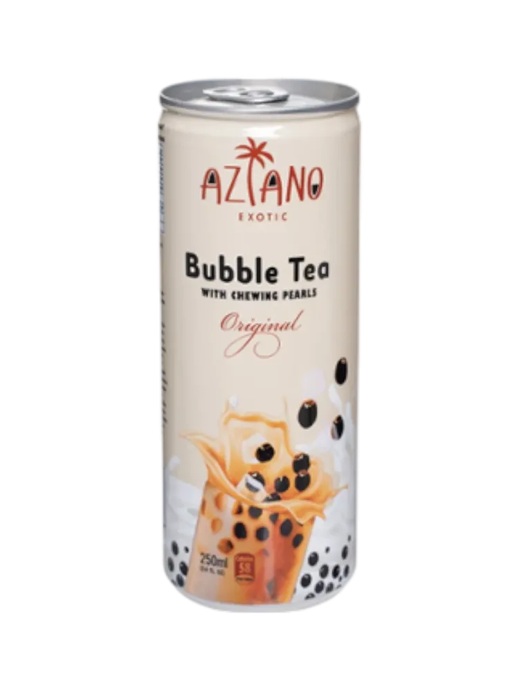 Чай молочный Aziano Bubble Tea Классический с семенами конжака 250 мл 