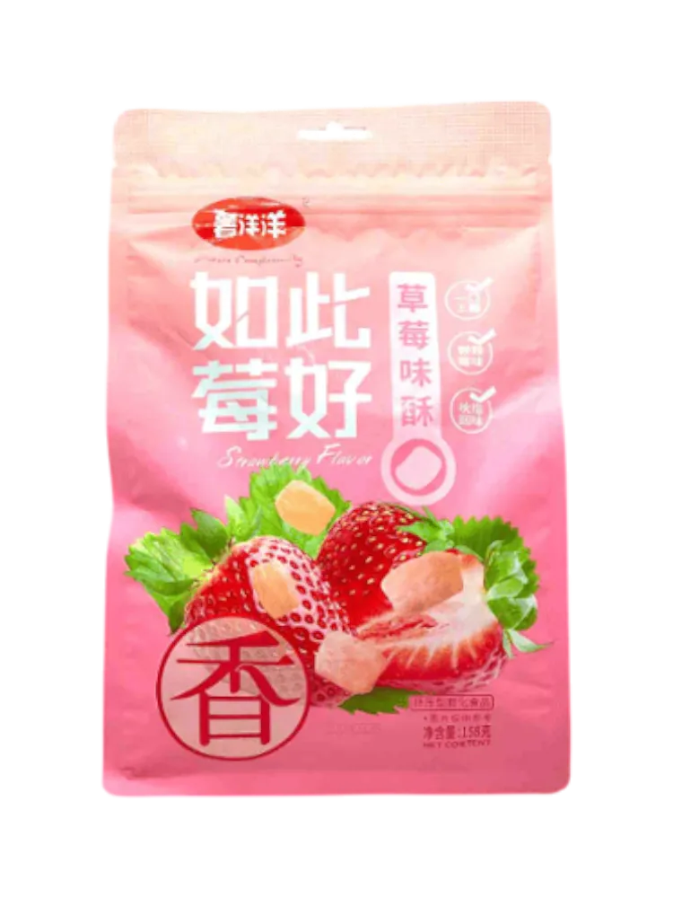 Чипсы  ShuYangyang So Good КЛУБНИЧНЫЕ 158 г 