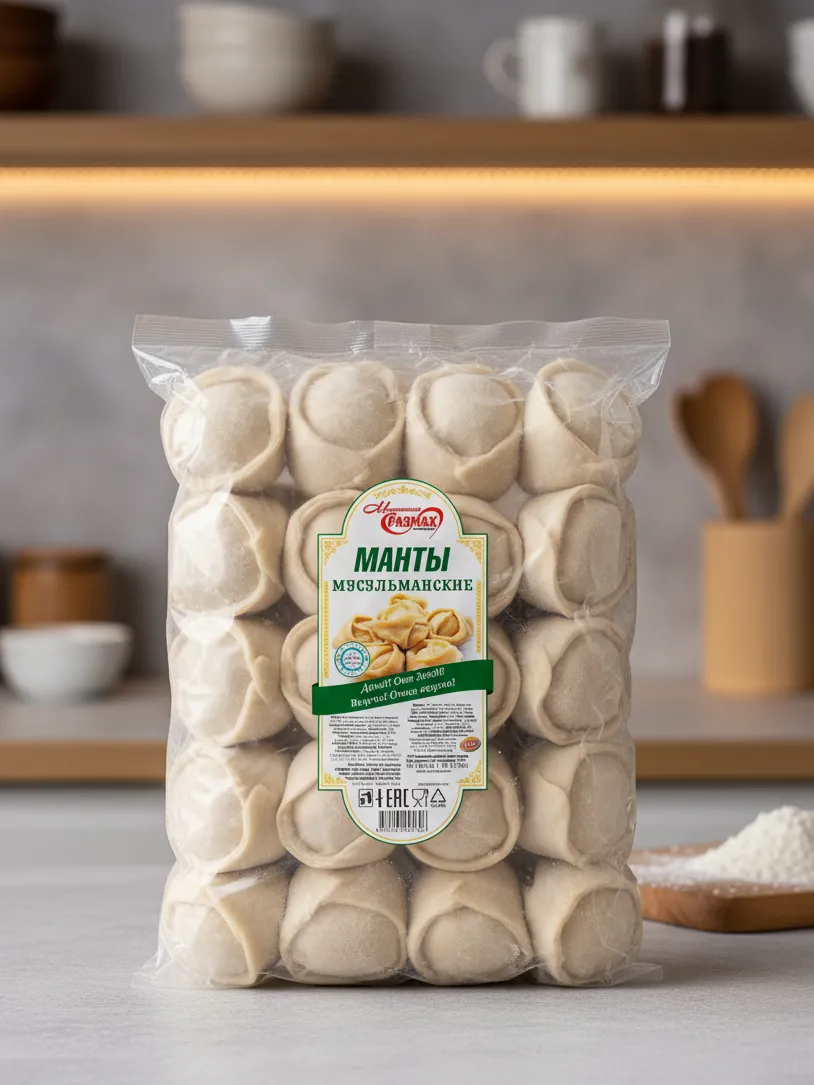 Манты Максимальный Размах Мусульманские 900 г