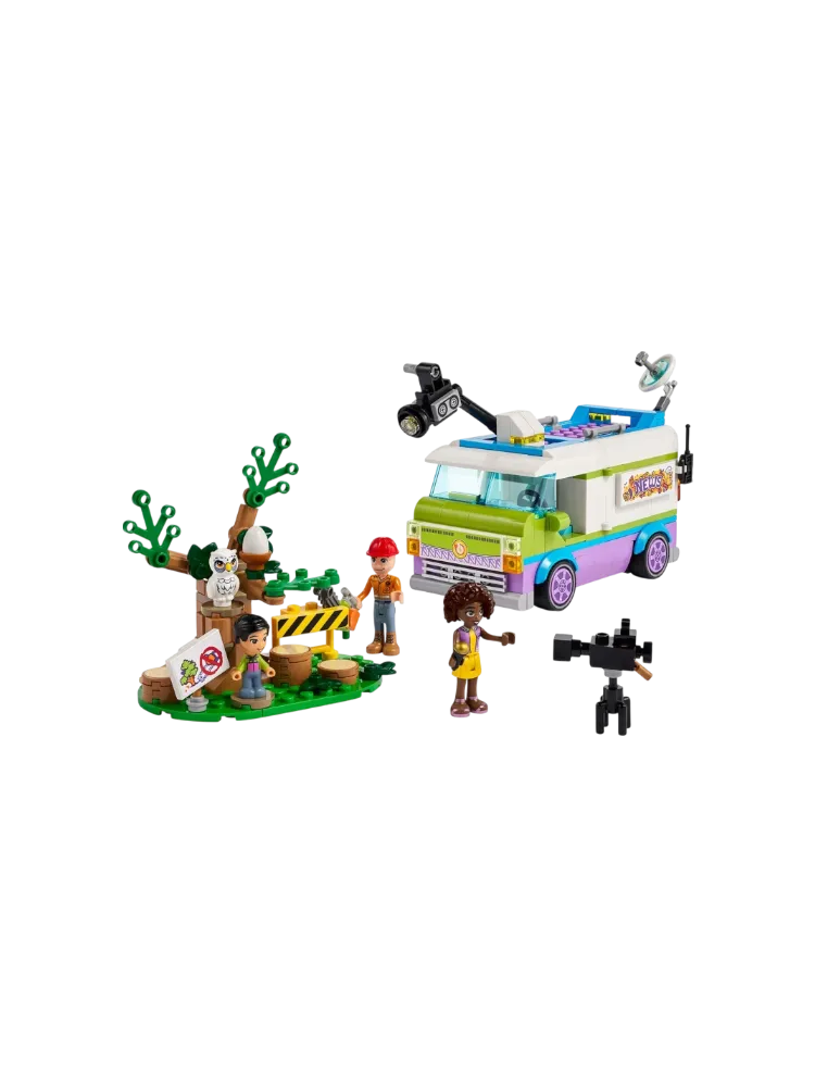 Конструктор LEGO Фургон редакции новостей, деталей 446 шт - фото 4