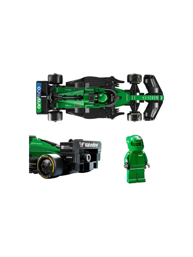 Конструктор LEGO Гоночный автомобиль Aston Martin Aramco F1 AMR24, деталей 269 шт - фото 6