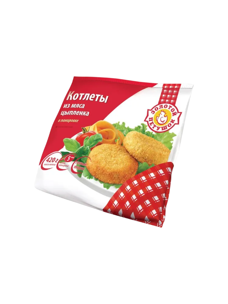 ШНИЦЕЛЬ ЗОЛОТОЙ ГРЕБЕШОК ВЕС МЯСО ЦЫПЛЕНКА В ПАНИРОВКЕ