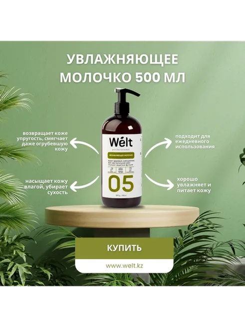 Welt professional Увлажняющее молочко после депиляции, для тела 500 мл