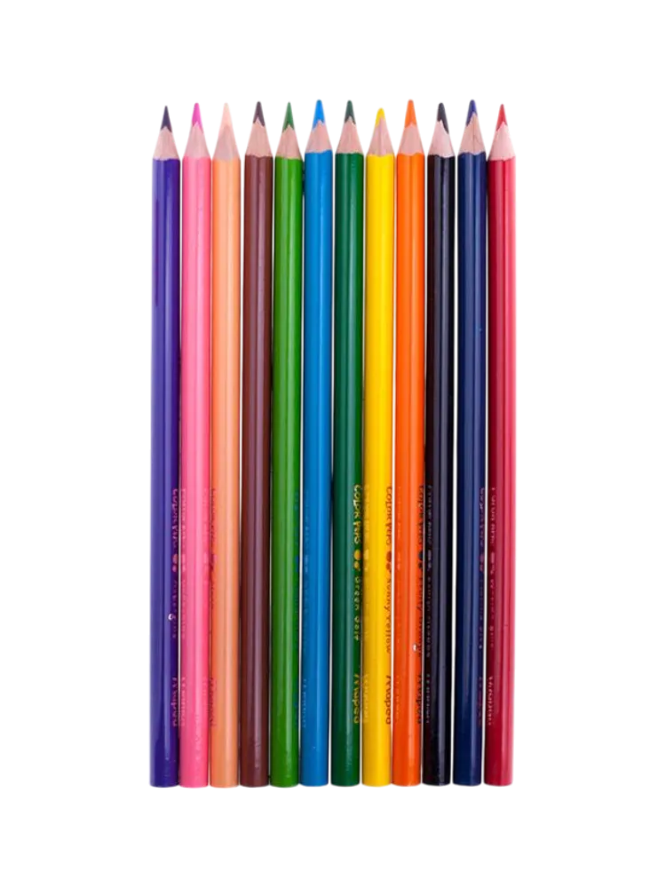 КАРАНДАШИ ЦВЕТЫЕ BIC KIDS 12ШТ ЭВОЛЮШН КОР 