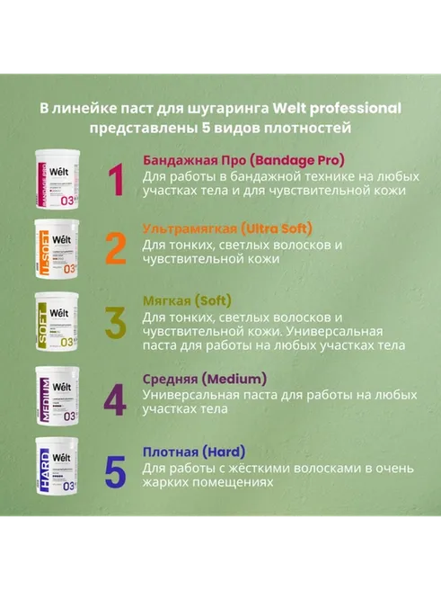 Welt professional 03 паста, экстра-бандажная 1000 г - фото 2