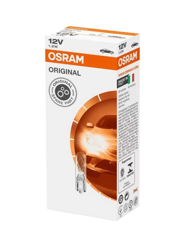 Osram 2721 галогенная W1.2W, 1 шт