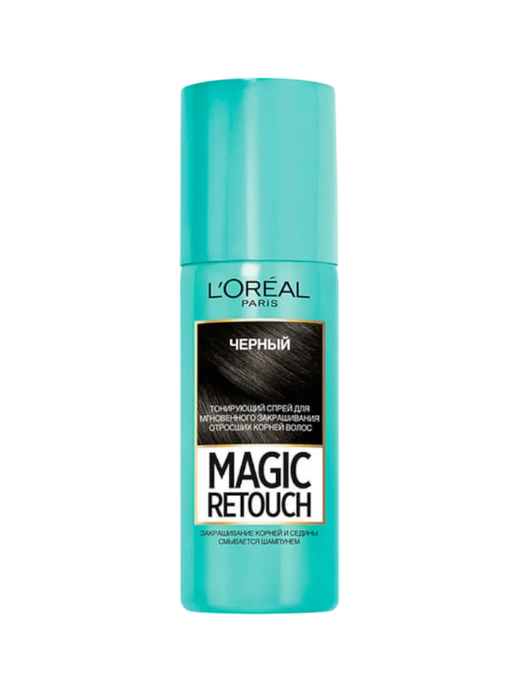 СПРЕЙ ОТТЕНОЧНЫЙ LOREAL 75МЛ ТОНИР 1 ЧЕРНЫЙ