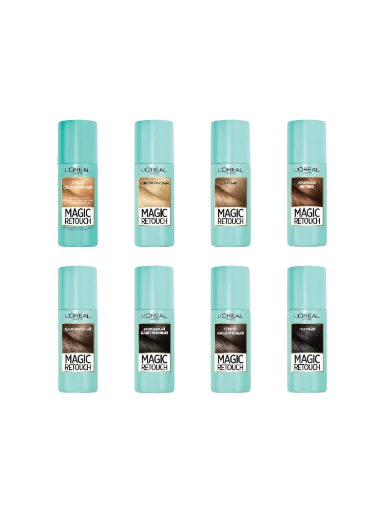 СПРЕЙ ОТТЕНОЧНЫЙ LOREAL 75МЛ ТОНИР 4 РУСЫЙ