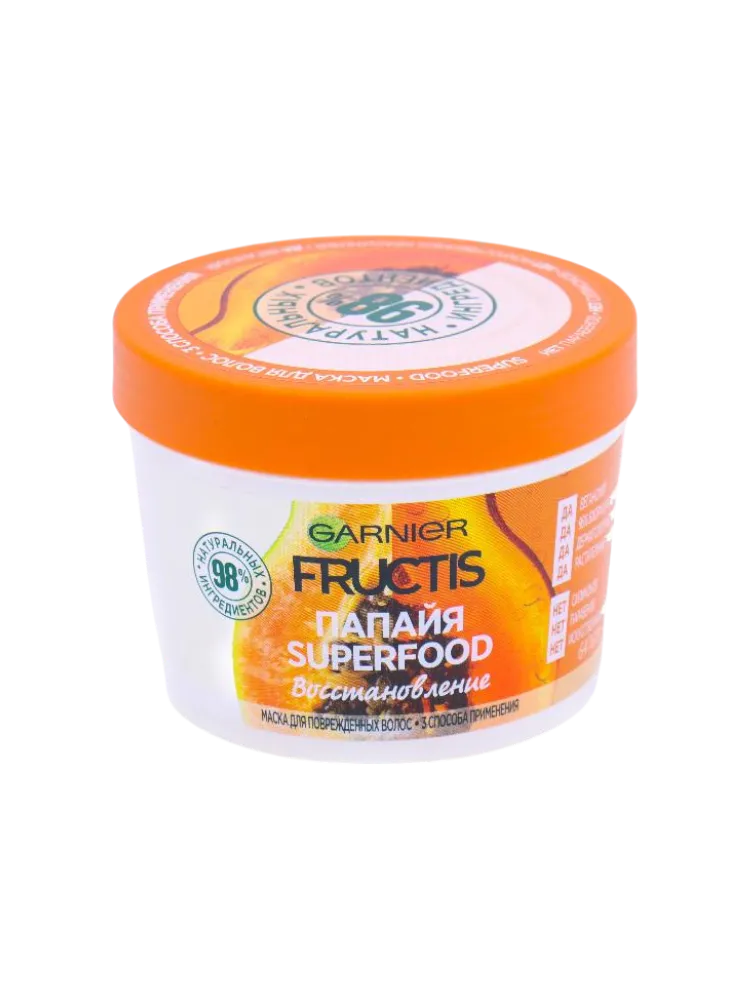 МАСКА Д/ВОЛОС GARNIER FRUCTIS 390МЛ ПАПАЙЯ ЛАКОМСТВО