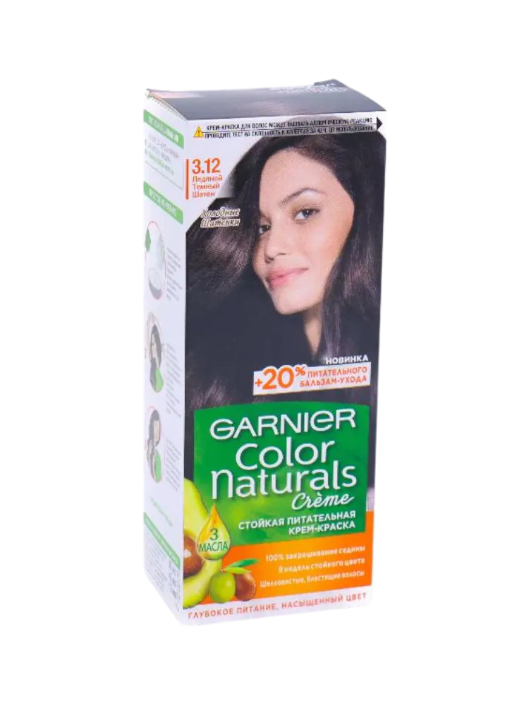 КРАСКА COLOR NATURALS 3.12 ЛЕДЯНОЙ ТЕМНЫЙ ШАТЕН