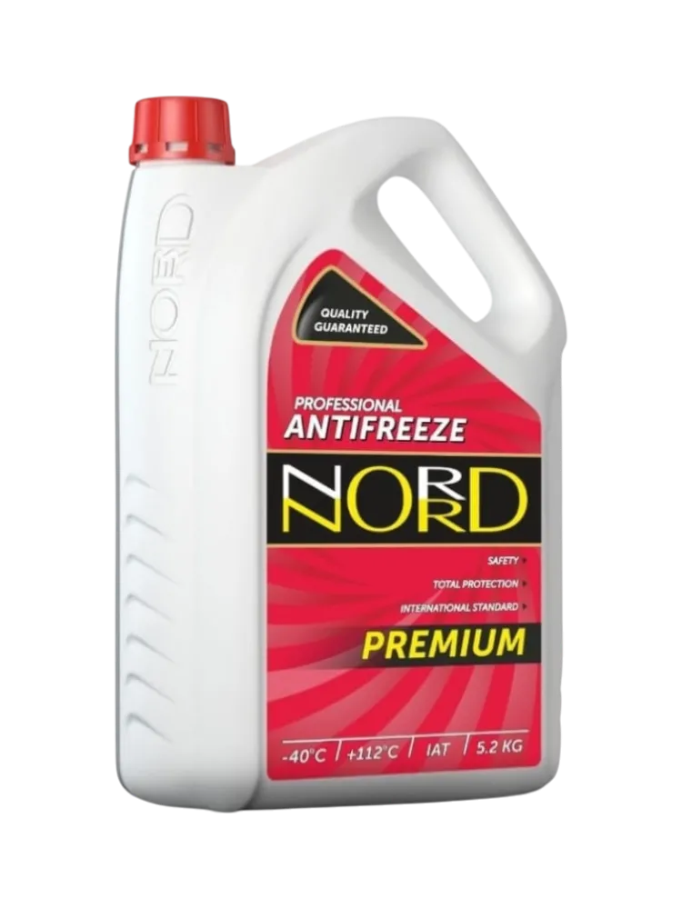 Антифриз NORD Premium красный (розовый) G-12 5.2 л - фото 2