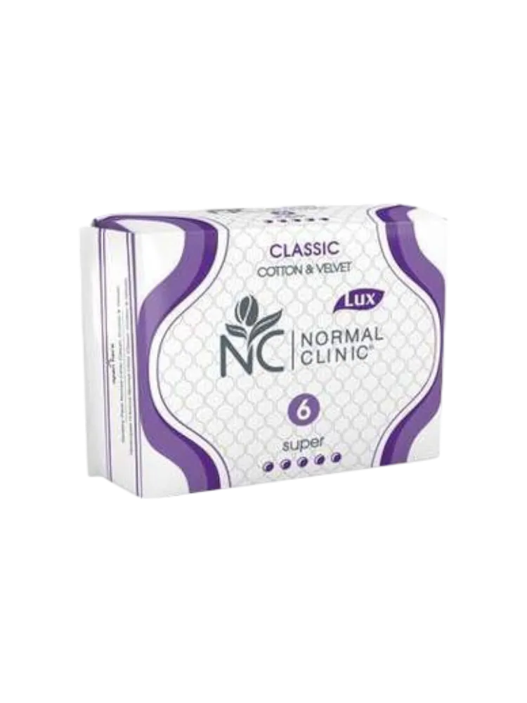 ПРОКЛАДКИ NORMAL CLINIC COTTON CLASSIC 5КАП 6ШТСИРЕН NCF20K