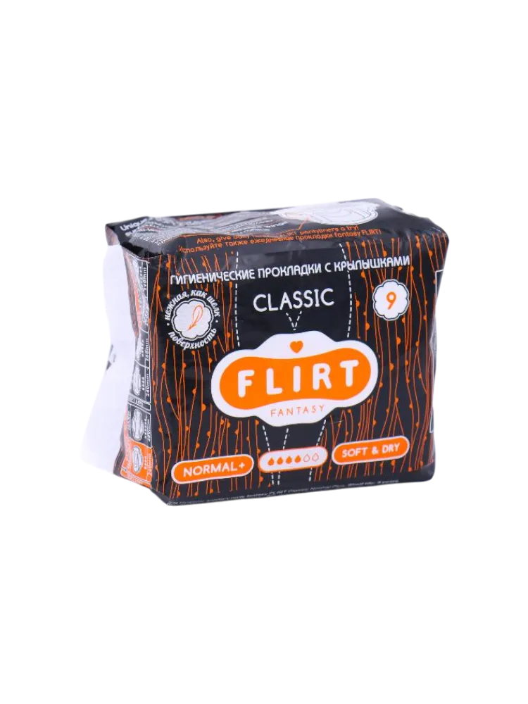 ПРОКЛАДКИ FANTASY FLIRT SOFT DRY 4 9ШТ CLASSIC
