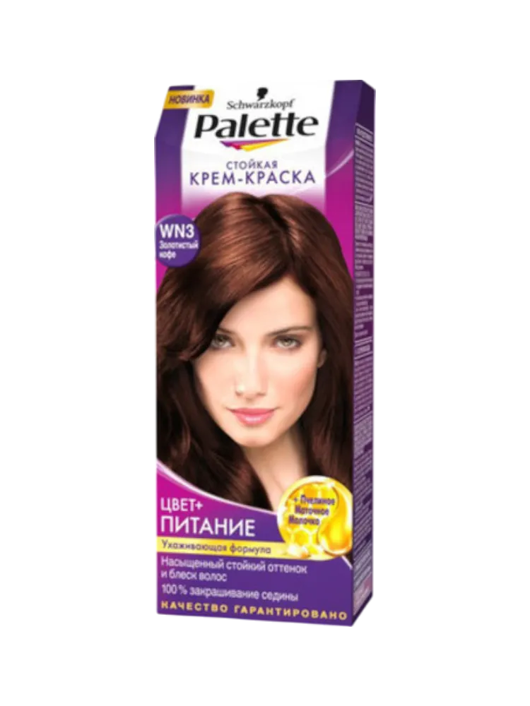 КРАСКА PALETTE ICC ЗОЛОТИСТЫЙ КОФЕ WN3