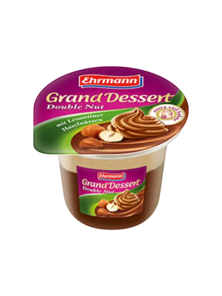 ПУДИНГ EHRMANN GRAND DESSERT 200Г 4.9% ДВОЙНОЙ ОРЕХ 