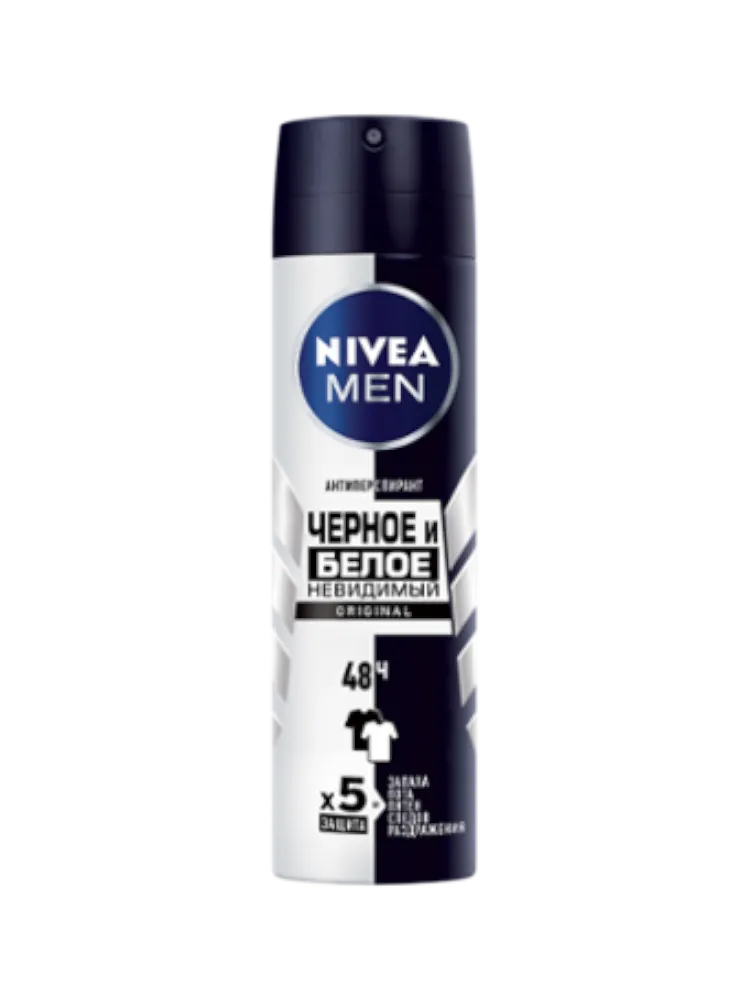 ДЕЗОДОРАНТ NIVEA 150МЛ POWER Д/ЧЕРНОГО И БЕЛОГО МУЖ СПРЕЙ