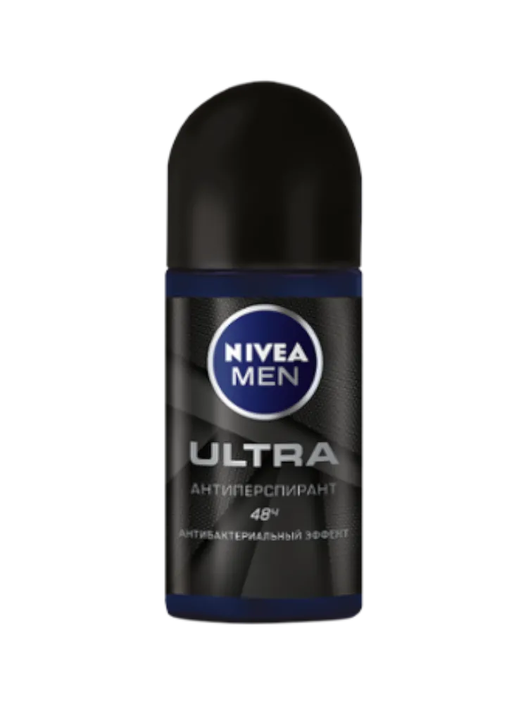 АНТИПЕРСПИРАНТ NIVEA 50МЛ ULTRA АНТИБАК ЭФФЕКТ МУЖ РОЛ
