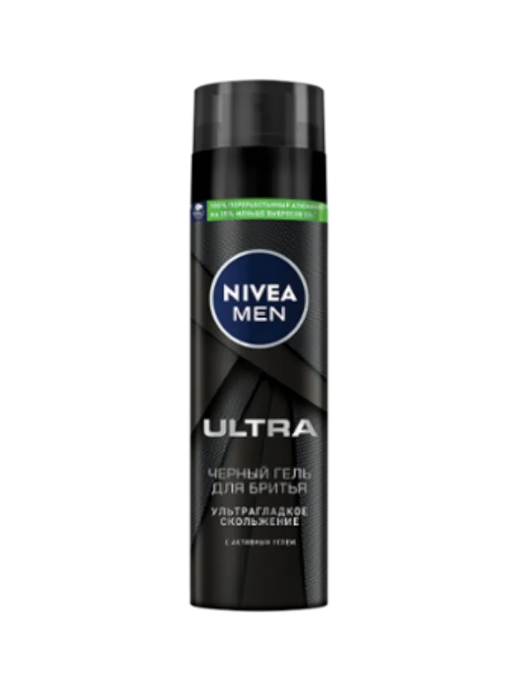 ГЕЛЬ Д/Б NIVEA 200МЛ УЛЬТРАГЛАДКОЕ СКОЛЬЖЕНИЕ С АКТИВНЫМ УГЛЕМ
