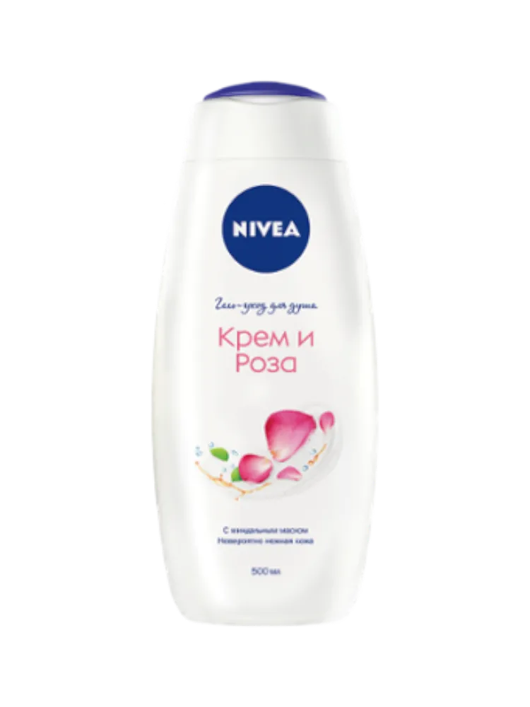 ГЕЛЬ Д/ДУША NIVEA 500МЛ КРЕМ И РОЗА